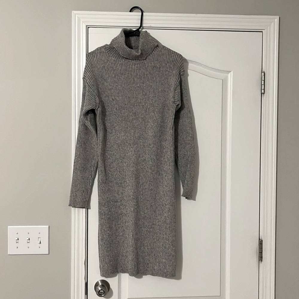 Grey sweater dress, size medium